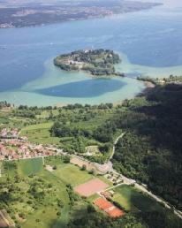 Lage der Tennisanlage Litzelstetten nahe dem Bodensee